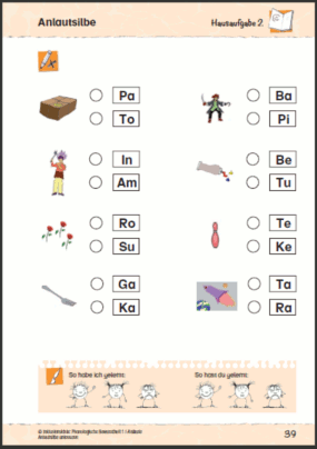 Anlautsilbe Inklusionskiste Erbe Verlag